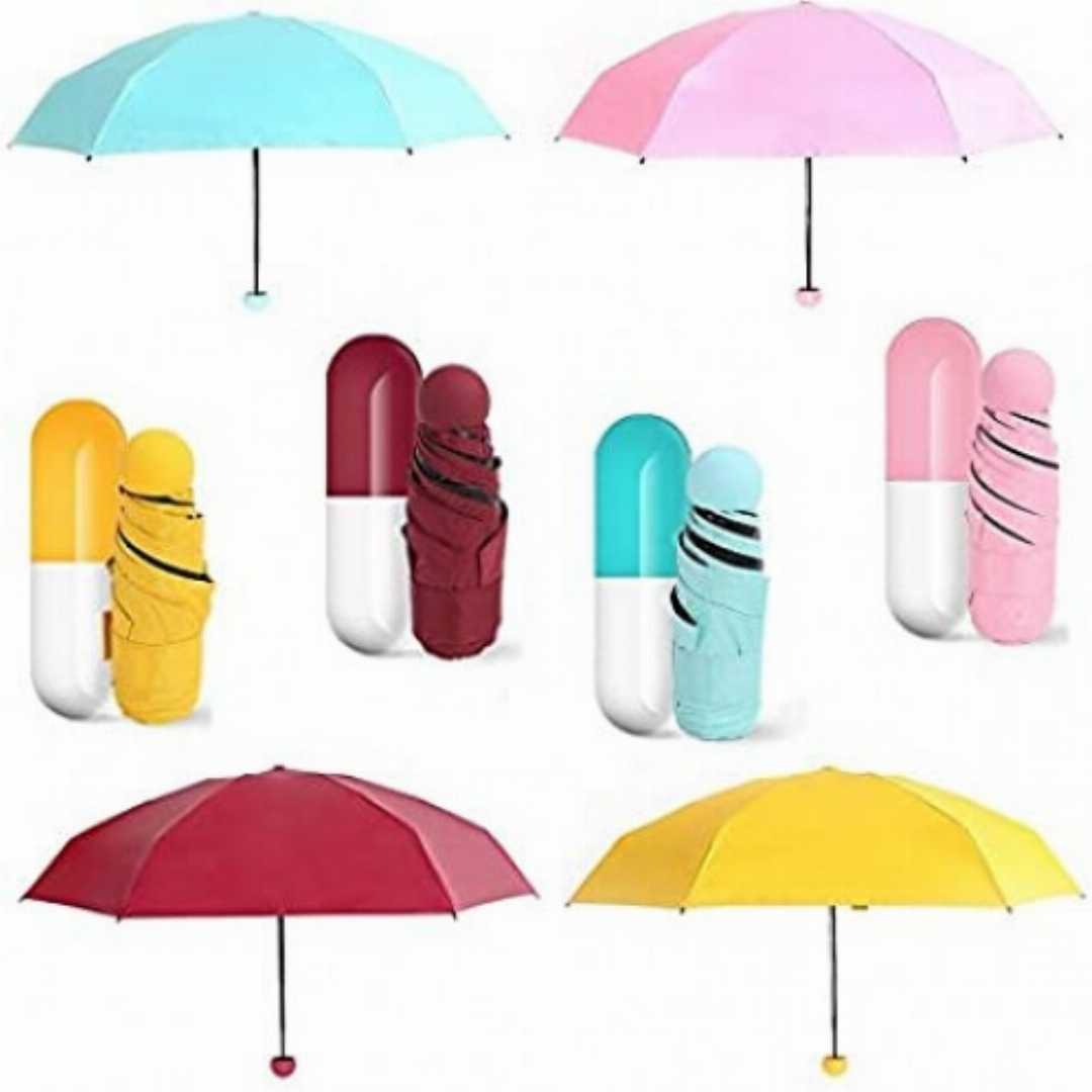 Folding,Umbrella,with,Cute,Capsule,Case
