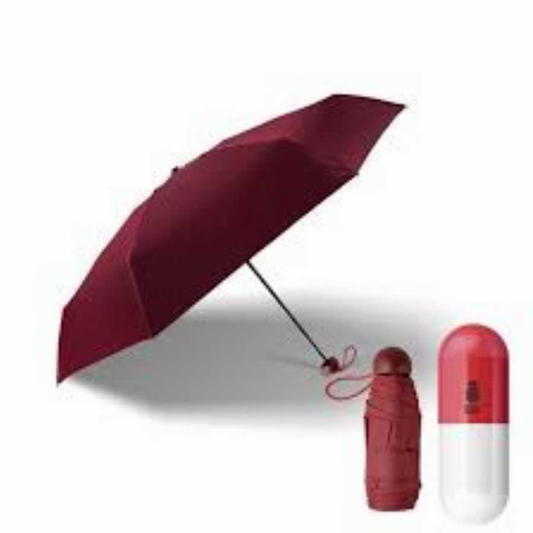 Folding,Umbrella,with,Cute,Capsule,Case